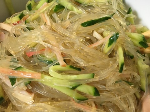 スーパーの味！春雨ときゅうりの中華サラダ